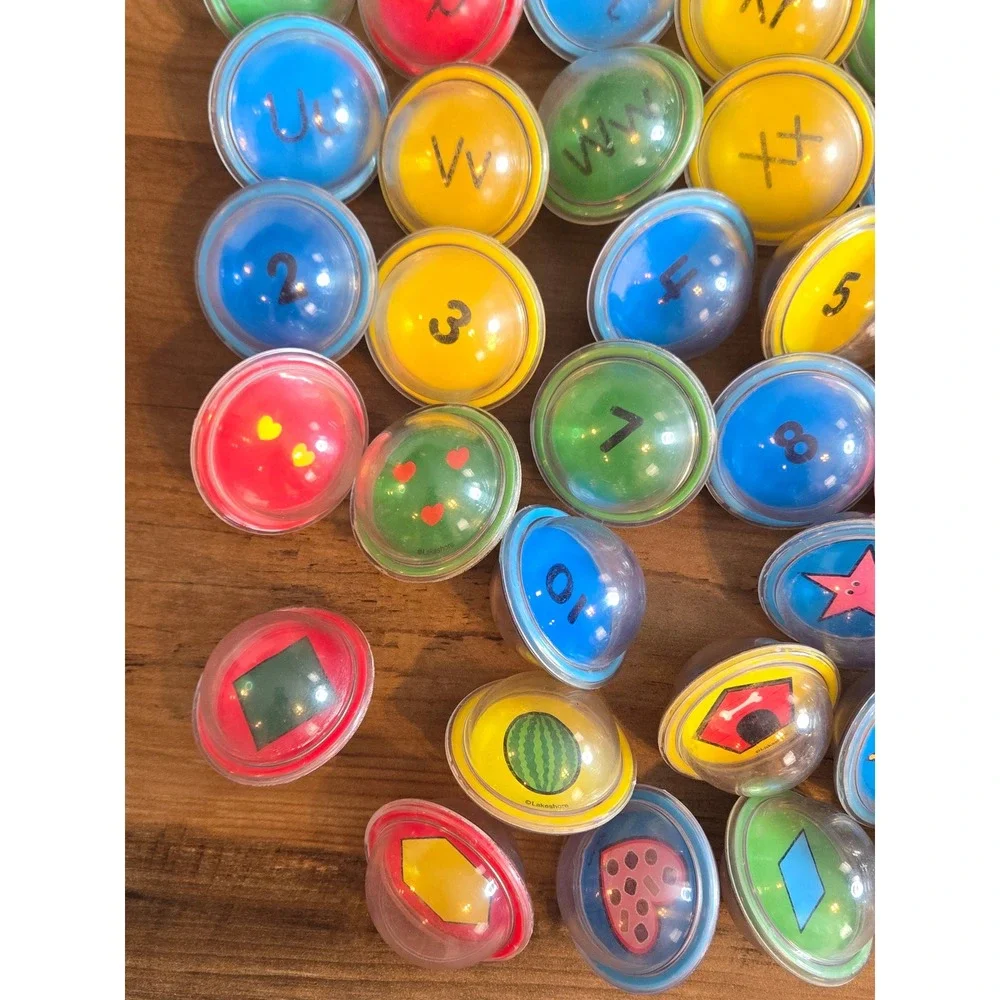52 Lakeshore Float & Find Bubbles Alphabet Numbers Images Shapes AS IS -PLZ READ